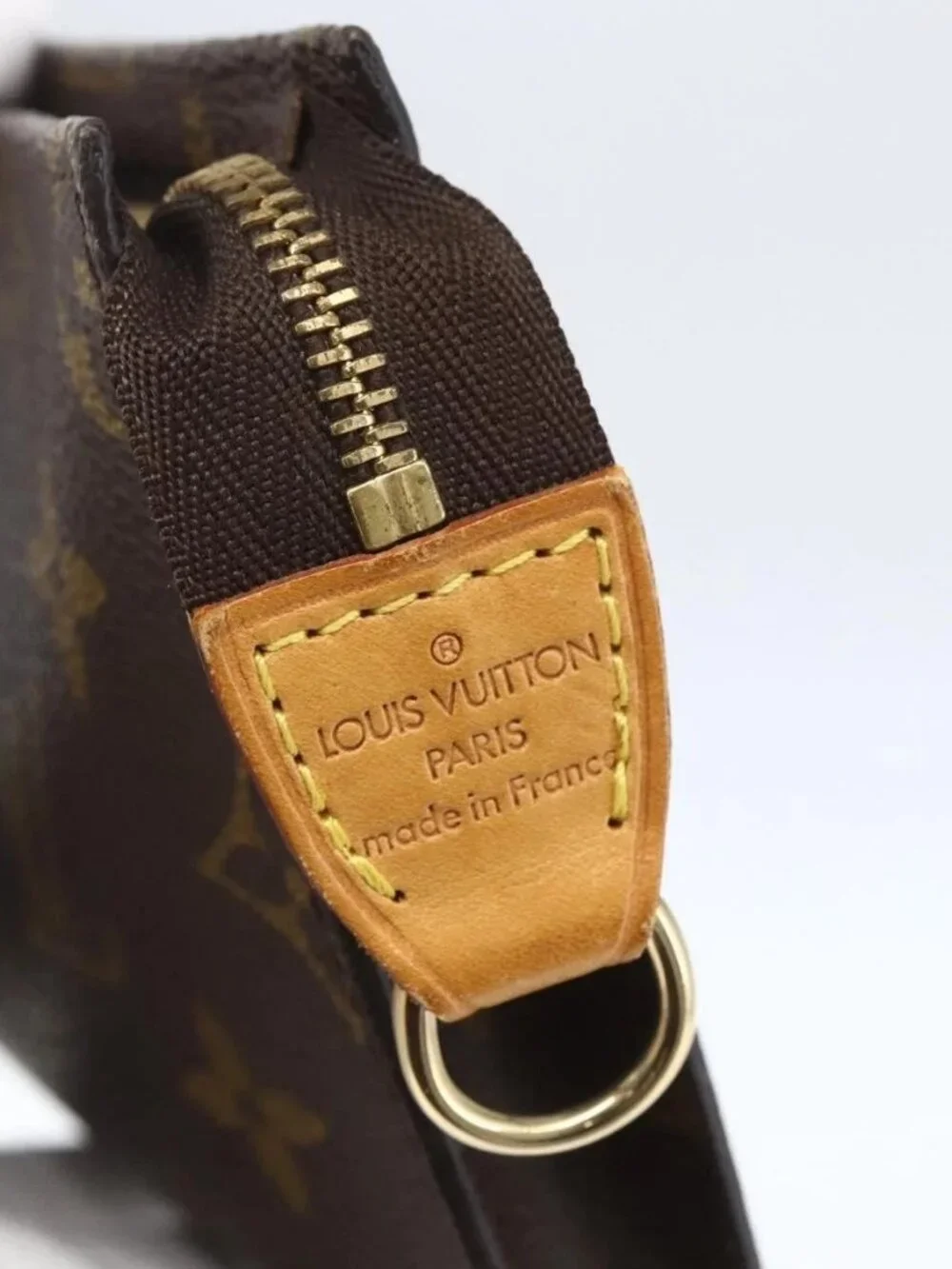LOUIS VUITTON Monogram Bucket PM Accessory Pouch LV Auth 165736